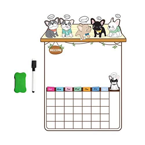 Whiteboard Magnetic Dry Erase Board Self Adhesive, Refrigerator Magnets Dry Board Erasable with Marker Pen and Eraser, Notice Board Planning Memo Magnets for Home(Bread (35.7x41.4cm/14.1x16.3in))