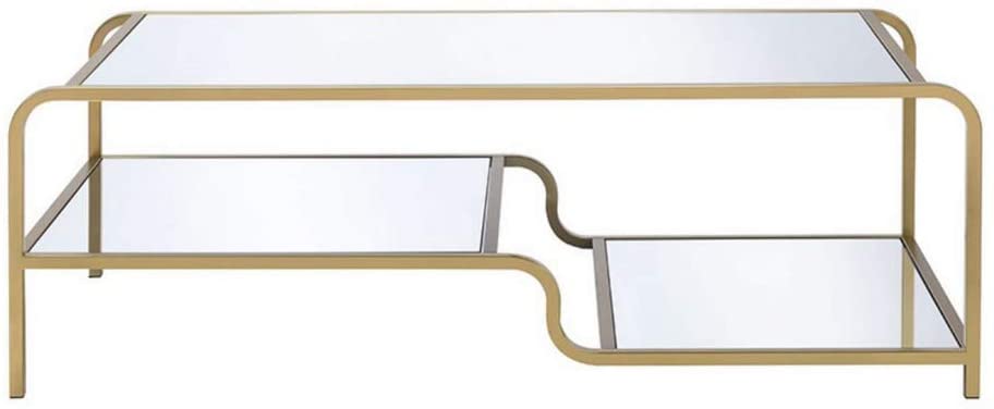 Gold & Mirror Coffee Table/End Table/Side Table