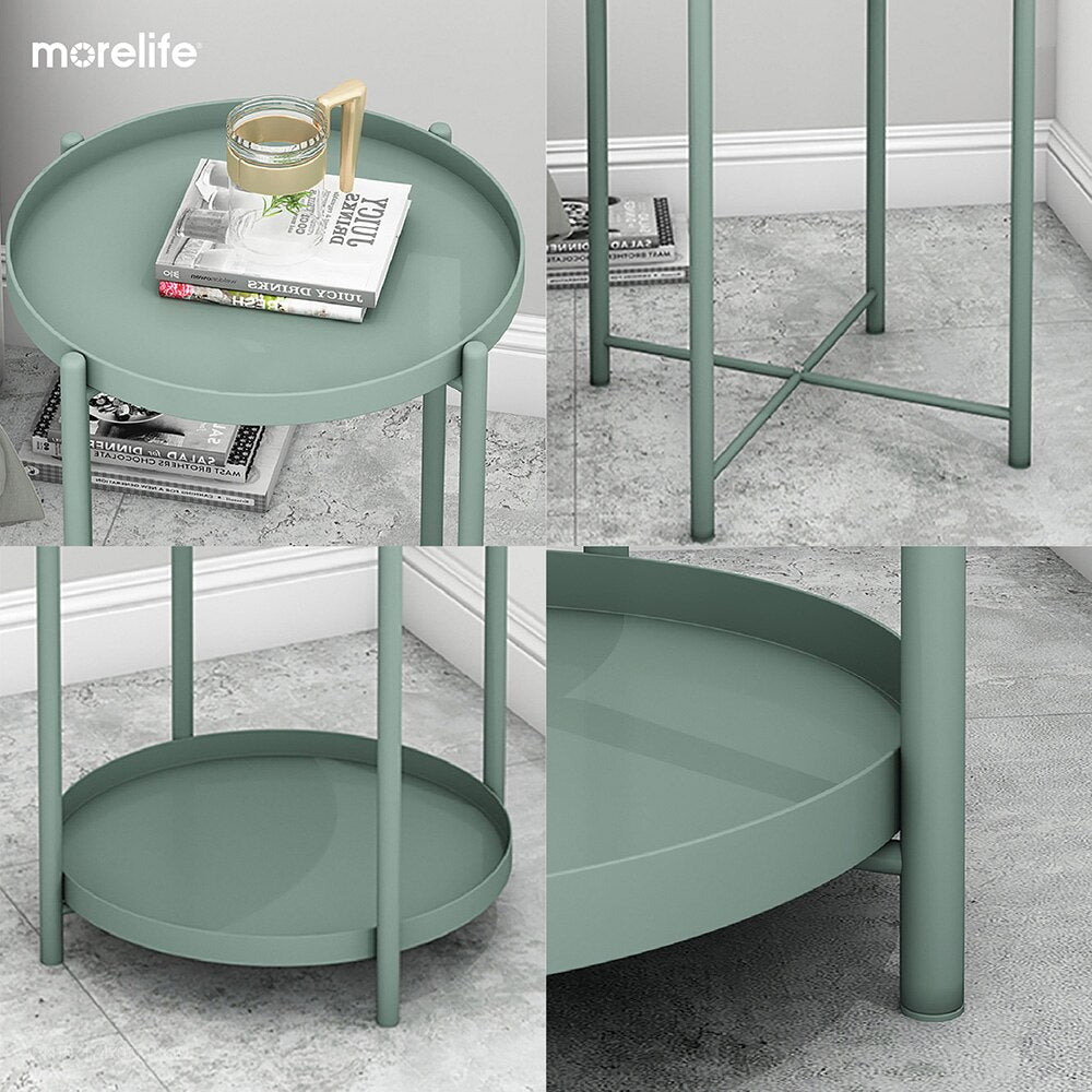 Modern Minimalist Round Side Table - Nordic Simple Small Coffee Table