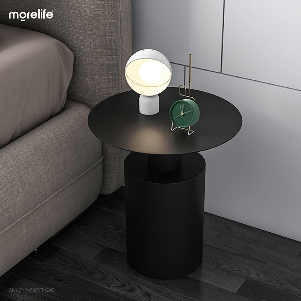 Nordic Creative Iron Bedside Table - Modern Small Side Table for Living Room