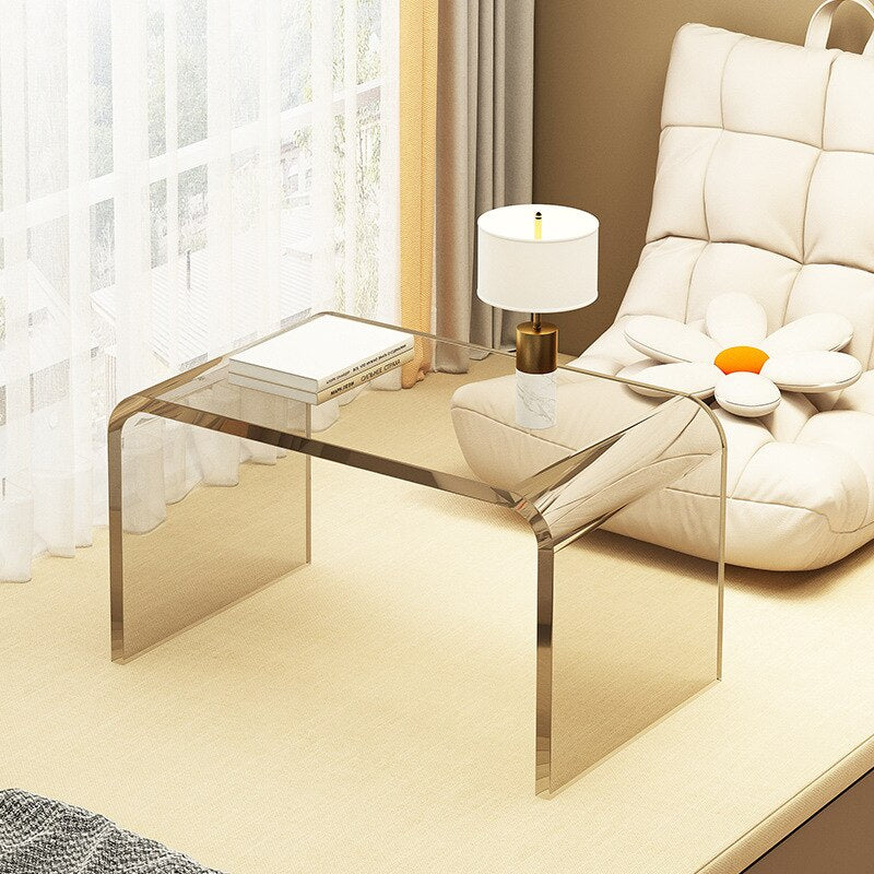 Simple and Light Luxury Acrylic Sofa Side End Table