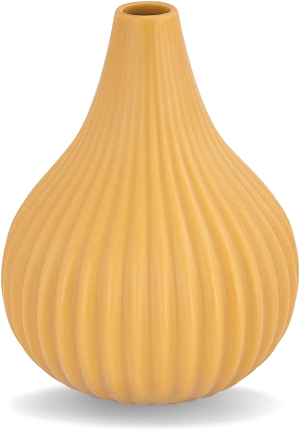 MIAJO Ceramic Vases 4 Pcs, Small Bud Vase Set for Rustic Modern Home Decor, Jarrones Decorativos Modern Farmhouse Decor, Living Room Decor, Shelf Decor, Table, Mantel and Entryway Decor - Mia