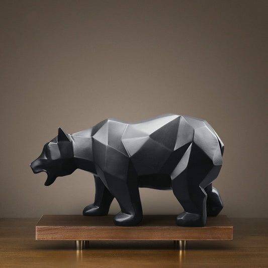 Sculpture Bear Statue Resin Home Decor Bears Statues Animal Nordic Figurine Decoration Home Decoration Accessories Modern - Miajohome