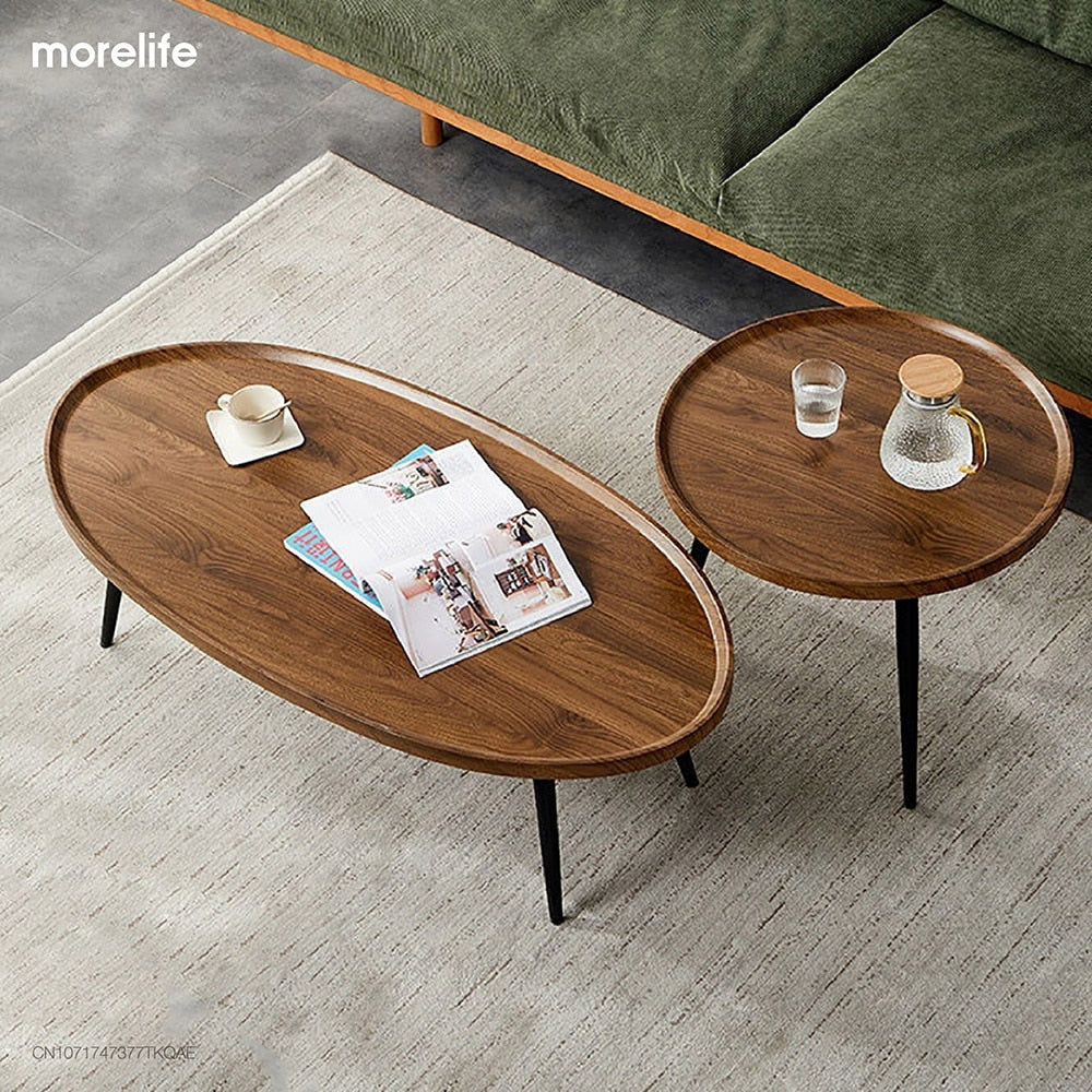 Nordic Side Table - Modern Household Round Creative Sofa Side Table with Luxury Combination